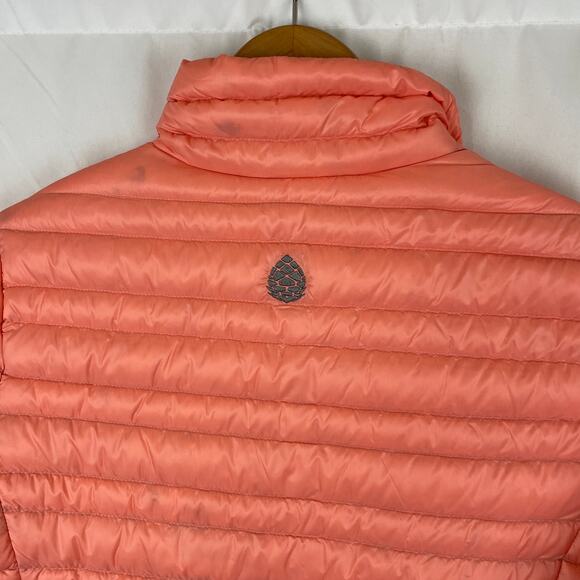 Stio Womens Pinion 800g Fill Down Puffer Sweater Jacket Pertex Coral Pink Size S - Picture 9 of 12